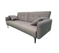 Sofá Cama Dack Salón Comedor Estilo Contemporáneo en Color Gris o Marrón de 3 Plazas 200 cm Gray 200x80x76cm