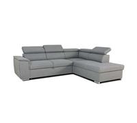 Miroytengo Sofá Cama Daitana de Sala en Color Gris con Respaldo Reclinable y Arcón 260x77/94x216 cm Grey - 1,229.35