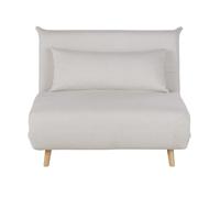 Sofá cama de 1 plaza beige