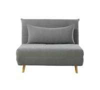 Sofá cama de 1 plaza gris claro