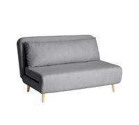 Sofá cama de 2 plazas leann gris para hogar moderno mueble de almacenaje - Homekit Gray