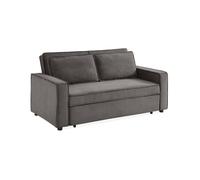 Sofá Cama De Pana, 2 Plazas, Gris