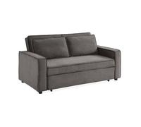 Sofá Cama De Pana, 2 Plazas, Gris