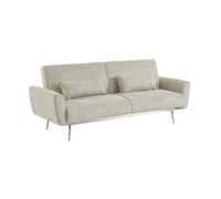 Sofá Cama De Pana Fina De 2-3 Plazas, Gris Claro