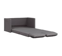 Sofá Cama De Suelo 2 En 1 Cuero Sintético Gris 112x174x55 Cm Vidaxl