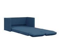 Sofá Cama De Suelo 2 En 1 Tela Azul 112x174x55 Cm Vidaxl