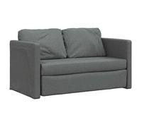 Sofá Cama De Suelo 2 En 1 Tela Gris Oscuro 112x174x55 Cm Vidaxl