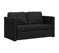Sofá Cama De Suelo 2 En 1 Tela Negro 112x174x55 Cm Vidaxl