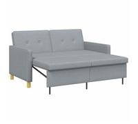 vidaXL Sofá cama extensible, color gris claro, 154 x 94,5 x 80,5 cm