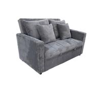 Sofá cama Divan 2 plazas respaldo reclinable 88x140x99 cm Adec Gray