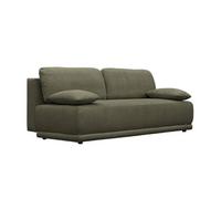 Sofá Cama En Pana Fina Con Baúl De Almacenamiento, 3 Plazas, Verde