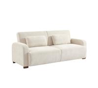 Sofá cama en tejido tela lisa de 3 plazas White