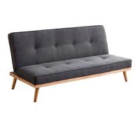 Sofá-cama Fox 2 plazas gris 83x180x75 cm