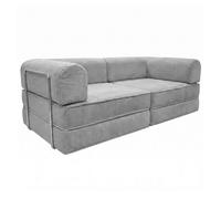 Sofá cama futón plegable nest 2 plazas salón pana 182 cm