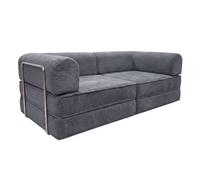 Sofá cama futón plegable nest 2 plazas salón pana 182 cm