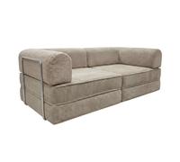 Sofá cama futón plegable nest 2 plazas salón pana 182 cm