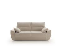 Sofá cama italiano mónaco 3 plazas 200x96cm tela antimanchas color beige