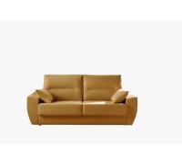 Sofa cama italiano monaco 3 plazas amarillo. matris