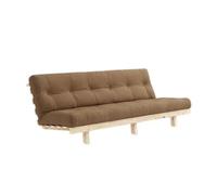 Sofá cama Lean 130x200 Crudo/755 Mocca