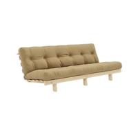 Sofá cama Lean 130x200 Raw/758 Wheat Beige