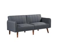 Sofá cama malå de 2 plazas plegable 2 en 1 tela 175x70x72cm gris [en.casa]