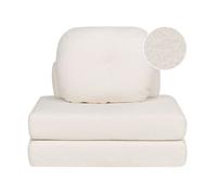 Sofá Cama Moderno Minimalista De 1 Plaza Puf Cama Individual Con Cojín De Bou lanco Olden