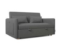 Sofá cama nest 2 nalui gris antracita 2 plazas (139x100x80cm)