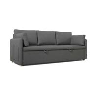 Sofá cama nest 3 nalui gris antracita 3 plazas (211x86x88cm)
