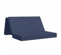 Sofá Cama Plegable 160 X 67 X 45 Cm Azul Vidaxl