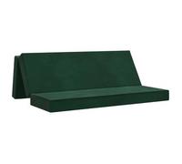 Sofá Cama Plegable 180 X 67 X 45 Cm Verde Oscuro Vidaxl