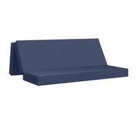 vidaXL Sofá cama plegable, 200 x 67 x 45 cm, color azul