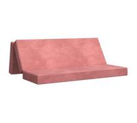 Sofá Cama Plegable 200 X 67 X 45 Cm Rosa Vidaxl