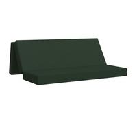vidaXL Sofá cama plegable, 200 x 67 x 45 cm, color verde oscuro