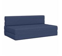 Sofá Cama Plegable Azul 152 X 86,5 X 60 Cm Tela Vidaxl
