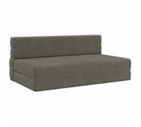 Sofá Cama Plegable Gris Claro 152 X 86,5 X 60 Cm Tela Vidaxl
