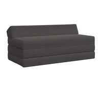 Sofá Cama Plegable Gris Oscuro 120 X 60 X 49 Cm Tela Vidaxl