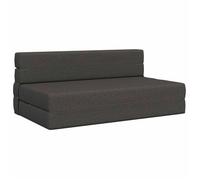 Sofá Cama Plegable Gris Oscuro 152 X 86,5 X 60 Cm Tela Vidaxl