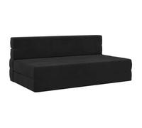 Sofá Cama Plegable Negro 152 X 86,5 X 60 Cm Tela Vidaxl