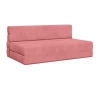 Sofá Cama Plegable Rosa 152 X 86,5 X 60 Cm Tela Vidaxl