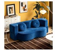 Sofá Cama Plegable Sin Armazón, Colchón Pequeño De Suelo, Sofá Cama Convertible, Sofá De Dos Plazas, Futón con 2 Cojines para Salón Y Dormitorio(150CM)