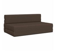 vidaXL Sofá cama plegable, color taupé, 152 x 86,5 x 60 cm, tapizado en tela