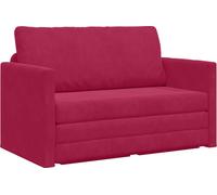 Sofá cama Rojo vino 124 x 71 x 78 cm Terciopelo