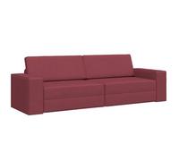 Sofá Cama Rojo Vino 245 X 78 X 77 Cm Tela Vidaxl