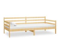 Sofá cama sin colchón madera maciza de pino 90x200 cm