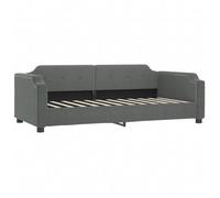 Sofá Cama Sin Colchón Tela Gris Oscuro 90x190 Cm Vidaxl