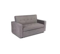 Duehome - Sofá Cama Soren, Mueble Versátil y Práctico Gray
