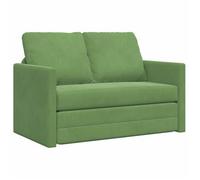 Sofá Cama Verde Claro 204 X 122 X 60 Cm Terciopelo Vidaxl