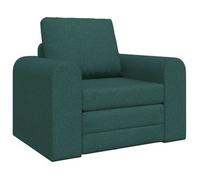 Sofá Cama Verde Oscuro 98 X 71 X 83 Cm Tela Vidaxl