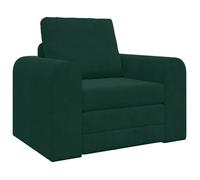 Sofá Cama Verde Oscuro 98 X 71 X 83 Cm Terciopelo Vidaxl
