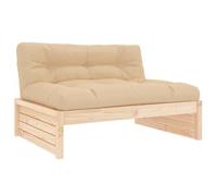 Sofá Central Madera Maciza De Pino 120x80 Cm Vidaxl
